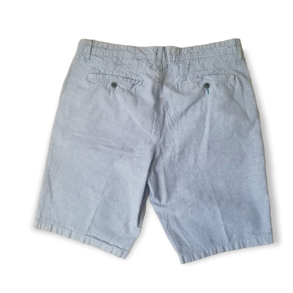Modern Amusement Parker Brooks Bermuda Blue Chambray - Size 36 - Picture 2 of 7